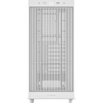 ID-Cooling Ware 510 WH táp nélküli ablakos Mid Tower számítógépház fehér