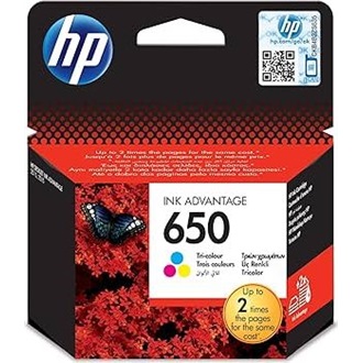 HP 650 tintapatron 3-color