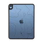 IPAD 11 (2025) / 10.9 (2022) TACTICAL WARTHOG szilikon telefonvédő ütésállóság, topográfiai minta, FEKETE