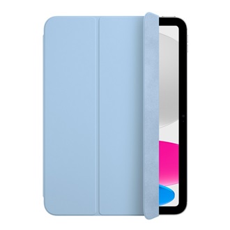 IPAD 11 (2025) APPLE Smart Folio tok álló, bőr hatású aktív FLIP, asztali tartó, ÉGBOLTKÉK