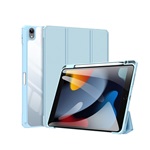 IPAD 11 (2025) DUX DUCIS TOBY tok álló, bőr hatású aktív FLIP, ceruza tartó, VILÁGOSKÉK