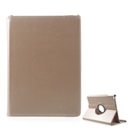 IPAD 9.7 (2018) GIGAPACK Tok álló, bőr hatású FLIP, 360°, ARANY