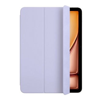 IPAD Air 11 (2025) APPLE Smart Folio tok álló, bőr hatású aktív FLIP, asztali tartó, VILÁGOS IBOLYA
