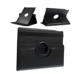 IPAD Air 2 Gigapack tok álló, bőr hatású FLIP, 360°, FEKETE