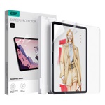 IPAD Pro 11 (2024) ESR PAPER FEEL képernyővédő fólia 2db full screen, papír hatás + segédkeret, ÁTLÁTSZÓ