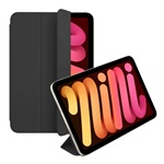 IPAD mini 7 (2024) APPLE Smart Folio tok álló, bőr hatású aktív FLIP, asztali tartó, SZÉNSZÜRKE