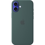 Apple IPHONE 16 PLUS SILICONE CASE WITH MAGSAFE - LAKE GREEN okostelefon szilikon tok zöld