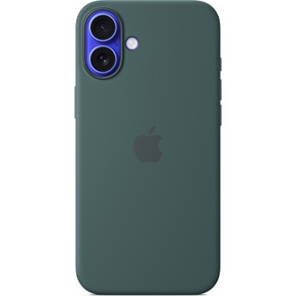 Apple IPHONE 16 PLUS SILICONE CASE WITH MAGSAFE - LAKE GREEN okostelefon szilikon tok zöld