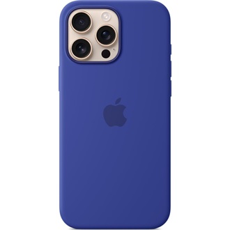 Apple IPHONE 16 PRO MAX SILICONE CASE WITH MAGSAFE - ULTRAMARINE okostelefon szilikon tok kék