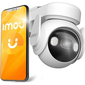 Imou IP wifi PT dómkamera - Cell PT (SmartColor, 3MP, 3,6mm, kültéri IP66, H265, IR30m, akkumulátor, SD, mikr. hang. 5V)