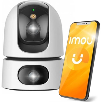 Imou IP wifi PT dómkamera - Ranger Dual (10MP, 5MP 3,6mm + 5MP 3,6mm, beltéri, H265, IR15m, microSD, hangsz., mikr.)