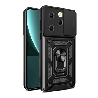 Infinix Hot 40 Pro 4G Gigapack Defender szilikon telefonvédő ütésállóság, kameravédő, FEKETE
