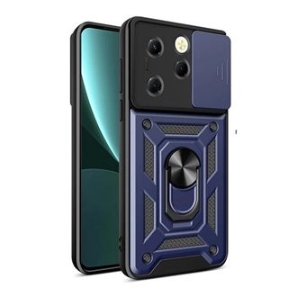 Infinix Hot 40 Pro 4G Gigapack Defender szilikon telefonvédő ütésállóság, kameravédő, SÖTÉTKÉK