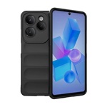 Infinix Hot 40 Pro 4G Gigapack Szilikon telefonvédő ütésállóság, 3D, FEKETE