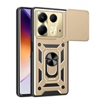 Infinix Note 40 4G Gigapack Defender szilikon telefonvédő ütésállóság, kameravédő, ARANY