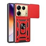 Infinix Note 40 4G Gigapack Defender szilikon telefonvédő ütésállóság, kameravédő, PIROS