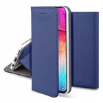 Infinix Note 40 4G Gigapack Tok álló, bőr hatású FLIP, rombusz, SÖTÉTKÉK