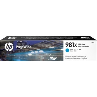 Ink HP 981X cyan | 10 000 pgs | HP PageWide Enterprise 556/586