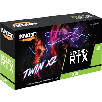 Inno3D GeForce RTX 3060 Twin X2 8GB GDDR6 128-bit grafikus kártya