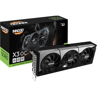 Inno3D GeForce RTX 5080 X3 OC 16GB GDDR7 256-bit grafikus kártya
