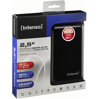 Intenso MemoryCase 500GB USB3.0 2,5" külső HDD fekete
