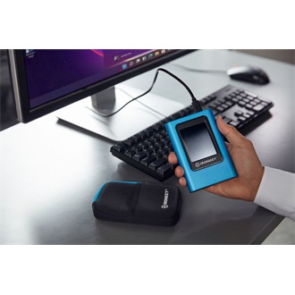 Kingston IronKey Vault Privacy 80 1920GB USB3.2 Gen1 C SSD kék