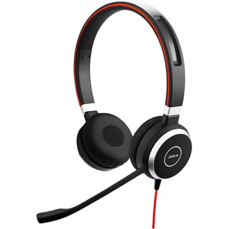 Jabra Evolve 40 MS Duo USB Headset Black