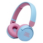 JBL JR310BT bluetooth fejhallgató SZTEREO (v5.0, mikrofon, felvevő gomb, összehajtható, GYEREK méret) VILÁGOSKÉK