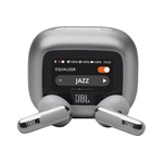 JBL LIVE FLEX3 bluetooth fülhallgató SZTEREO v5.3, IP54 + töltőtok, EZÜST