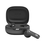 JBL LIVE FLEX bluetooth fülhallgató SZTEREO (v5.3, TWS, mikrofon, aktív zajszűrő, IPX2 + töltőtok) FEKETE
