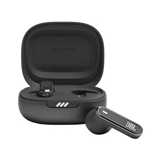 JBL LIVE FLEX bluetooth fülhallgató SZTEREO (v5.3, TWS, mikrofon, aktív zajszűrő, IPX2 + töltőtok) FEKETE