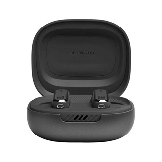 JBL LIVE FLEX bluetooth fülhallgató SZTEREO (v5.3, TWS, mikrofon, aktív zajszűrő, IPX2 + töltőtok) FEKETE
