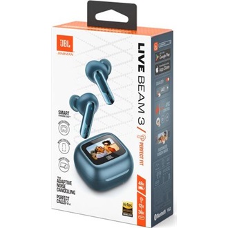 JBL Live Beam 3 True Wireless Bluetooth zajszűrős kék fülhallgató