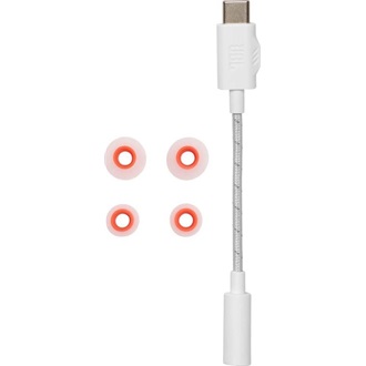 JBL Quantum 50 C vezetékes fehér gamer USB-C fülhallgató