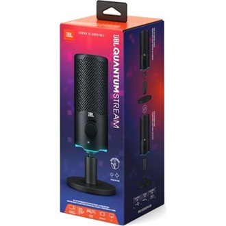 JBL Quantum Stream gaming mikrofon fekete