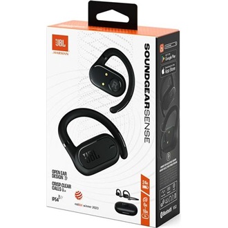JBL Soundgear Sense True Wireless Bluetooth Open-Ear fekete fülhallgató