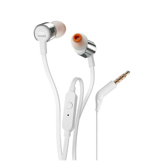 JBL TUNE 210 fülhallgató SZTEREO (3.5mm jack, felvevő gomb, lapos kábel) VILÁGOSSZÜRKE