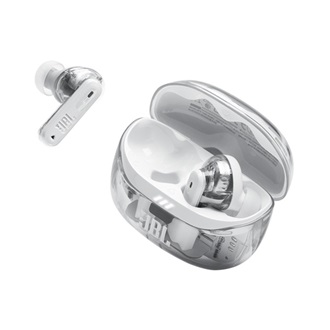 JBL TUNE BEAM2 GHOST EDITION bluetooth fülhallgató SZTEREO (v5.3, TWS, mikrofon, aktív zajszűrő, IP54 + töltőtok) FEHÉR