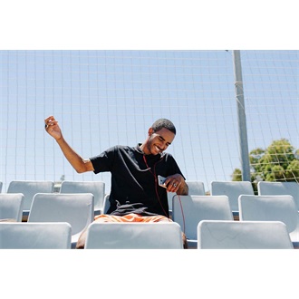 JBL T 305 C RED vezetékes USB C mikrofonos piros fülhallgató