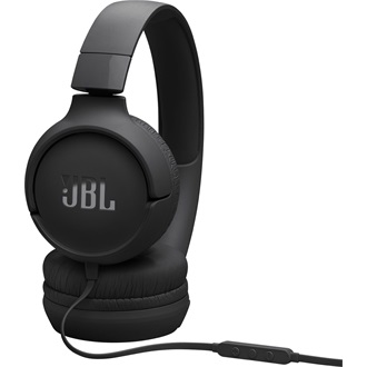 JBL Tune520C USB-C vezetékes mikrofonos fekete fejhallgató