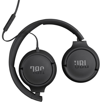 JBL Tune520C USB-C vezetékes mikrofonos fekete fejhallgató
