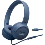 JBL Tune520C USB-C vezetékes mikrofonos kék fejhallgató
