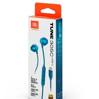 JBL Tune 305 fülhallgató headset kék