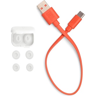 JBL Tune Flex 2 True Wireless vízálló fülhallgató headset fehér-átlátszó