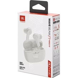 JBL Wave Beam True Wireless fülhallgató headset fehér