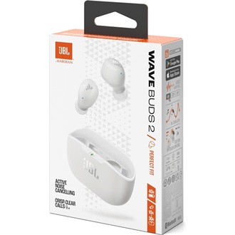 JBL Wave Buds 2 True Wireless vízálló fülhallgató headset fehér