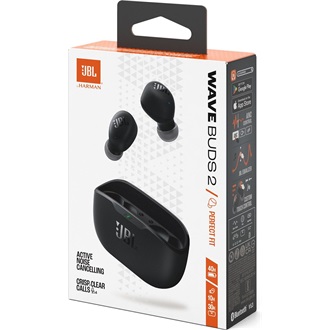 JBL Wave Buds 2 True Wireless vízálló fülhallgató headset fekete