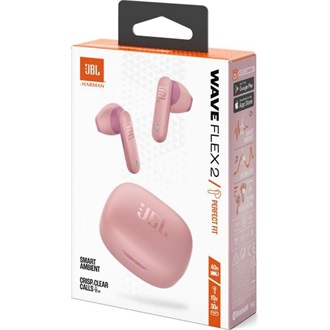 JBL Wave Flex 2 True Wireless Bluetooth pink fülhallgató
