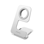 JOYROOM asztali töltőállvány (wireless, Apple Watch töltő, összehajtható) EZÜST