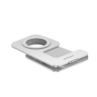 JOYROOM asztali töltőállvány (wireless, Apple Watch töltő, összehajtható) EZÜST